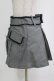 画像2: BPN / ダブルボタンタックスカート  グレー H-26-01-19-025-GO-SK-KB-ZH (2)