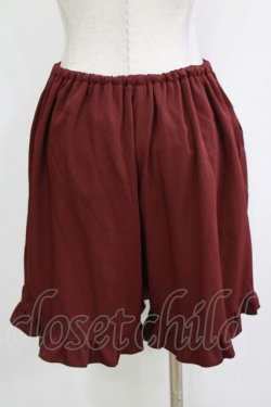 画像3: axes femme POETIQUE / レースアップキュロットパンツ M ワイン H-26-01-20-029-AX-PA-NS-ZH