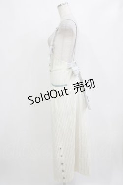 画像2: Hoshibako Works / ポルト・フレスカ サスペンダー付きパンツ Free オフ/サックス H-26-01-20-030-LO-PA-NS-ZH