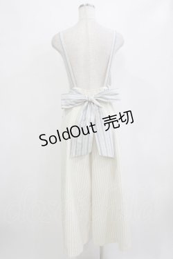 画像3: Hoshibako Works / ポルト・フレスカ サスペンダー付きパンツ Free オフ/サックス H-26-01-20-030-LO-PA-NS-ZH