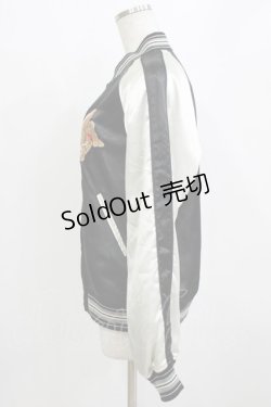 画像2: PINK HOUSE / うさぎ刺繍ブルゾン Free ブラック H-26-01-20-036-LO-JA-NS-ZH