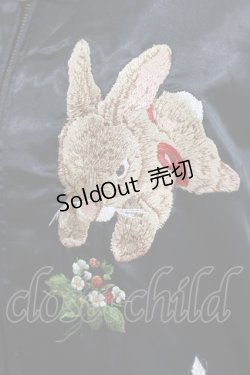 画像4: PINK HOUSE / うさぎ刺繍ブルゾン Free ブラック H-26-01-20-036-LO-JA-NS-ZH