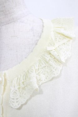 画像4: m petit by misako / TT*AOKフリルニットCD LL アイボリー H-26-01-20-043-LO-TO-NS-ZH
