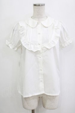 画像1: Ank Rouge / ヨーク切替ブラウス M オフ H-26-01-20-046-CA-BL-NS-ZH