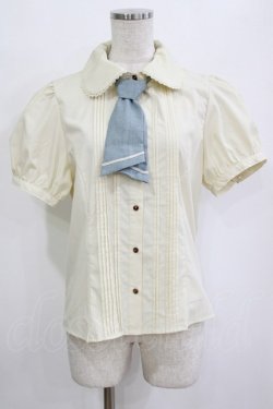 画像1: Kurumi Collaboration / マリンアカデミアブラウス L 生成り H-26-01-20-049-GO-BL-NS-ZH