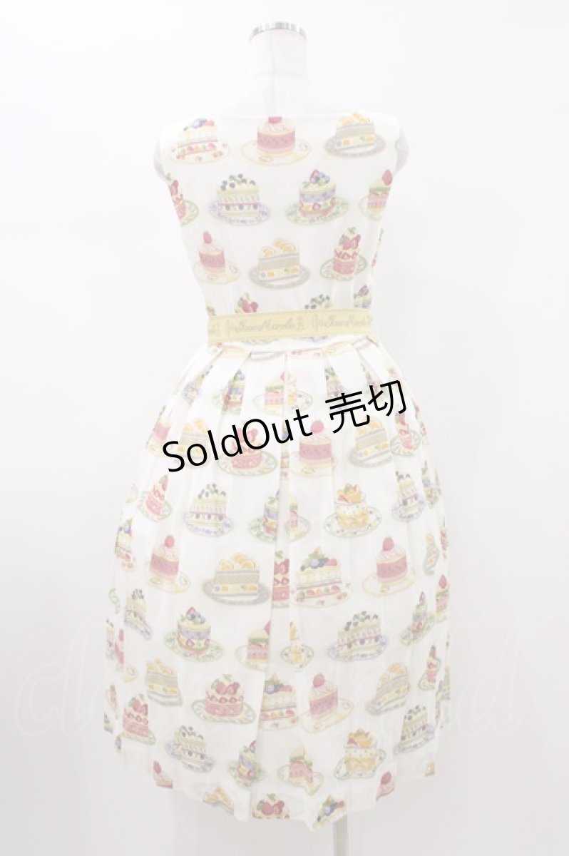 画像2: Jane Marple / Anniversary cakesスクエアドレス  アイボリー H-26-01-20-1041-JM-OP-KB-ZH (2)