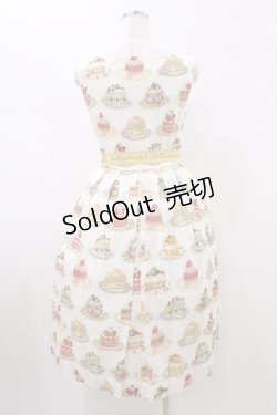 画像2: Jane Marple / Anniversary cakesスクエアドレス  アイボリー H-26-01-20-1041-JM-OP-KB-ZH