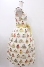 画像3: Jane Marple / Anniversary cakesスクエアドレス  アイボリー H-26-01-20-1041-JM-OP-KB-ZH (3)