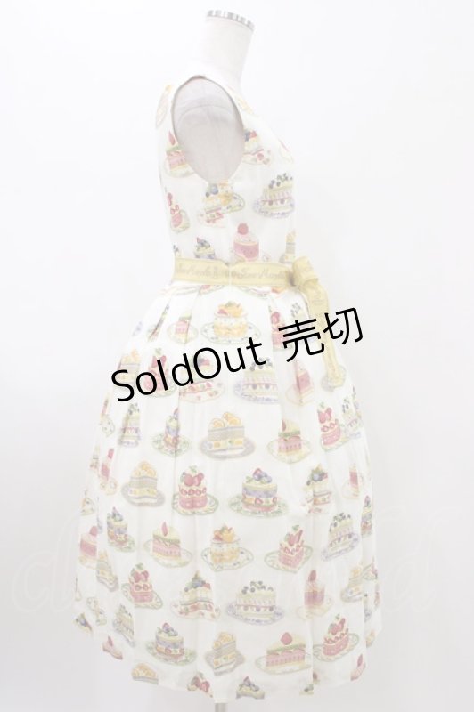 画像3: Jane Marple / Anniversary cakesスクエアドレス  アイボリー H-26-01-20-1041-JM-OP-KB-ZH (3)