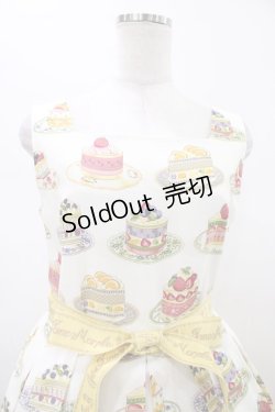 画像4: Jane Marple / Anniversary cakesスクエアドレス  アイボリー H-26-01-20-1041-JM-OP-KB-ZH