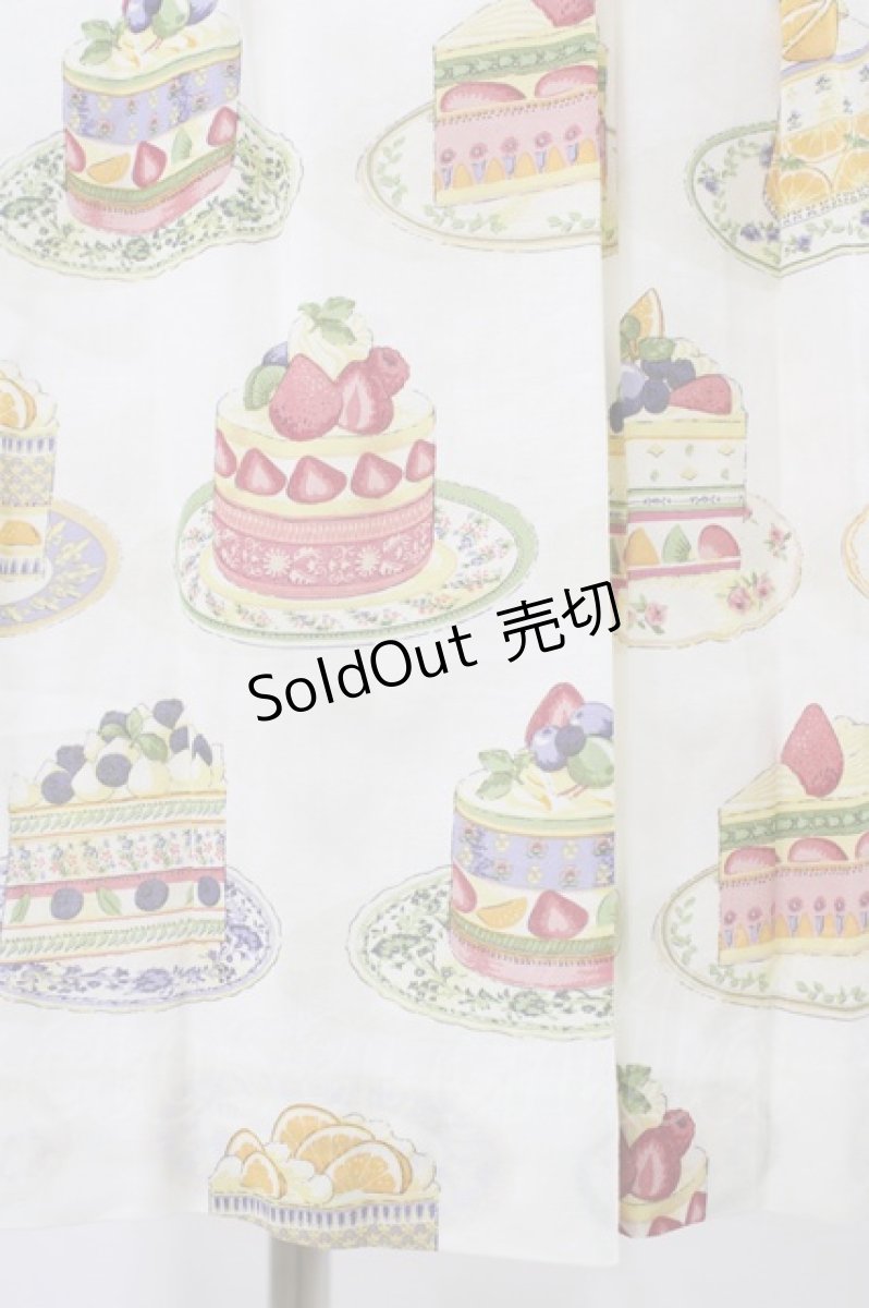 画像5: Jane Marple / Anniversary cakesスクエアドレス  アイボリー H-26-01-20-1041-JM-OP-KB-ZH (5)