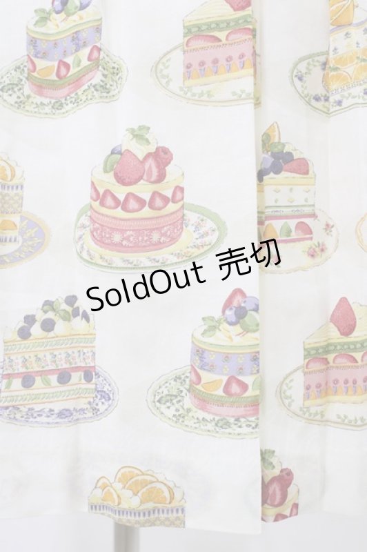 画像5: Jane Marple / Anniversary cakesスクエアドレス  アイボリー H-26-01-20-1041-JM-OP-KB-ZH (5)