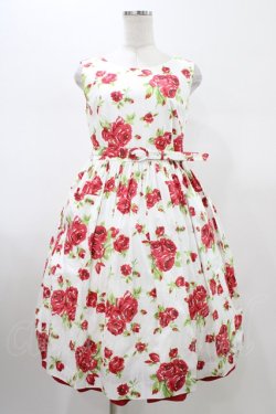 画像1: Jane Marple / English Roseガーデンドレス  オフ×ローズ H-26-01-20-1042-JM-OP-KB-ZH