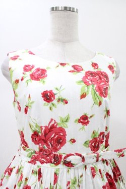 画像4: Jane Marple / English Roseガーデンドレス  オフ×ローズ H-26-01-20-1042-JM-OP-KB-ZH