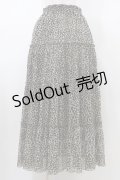 Candy Stripper / TULLE TIERED SKIRT  レオパード H-26-01-20-1047-PU-SK-KB-ZH