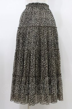 画像1: Candy Stripper / TULLE TIERED SKIRT  レオパード H-26-01-20-1047-PU-SK-KB-ZH