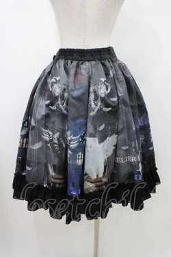 画像2: ATELIER PIERROT / Fallen Angelスカート  黒 H-26-01-20-1048-EL-SK-KB-ZH