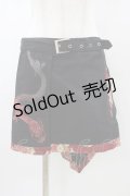 gouk / 変形ラップスカート  ブラック H-26-01-20-1051-GO-SK-KB-ZH
