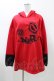 画像1: NieR Clothing / 長袖プルパーカー F 赤 H-26-01-20-1055-PU-TO-KB-ZH (1)