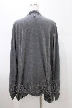 画像2: Rozen Kavalier / ドレープ風カットソーカーディガン  グレー H-26-01-20-1059-OO-TO-KB-ZH