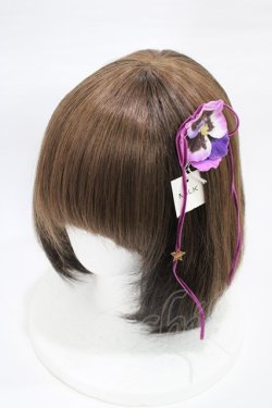 画像1: MILK / ヴィオラヘアーアクセ  プラムパープル H-26-01-20-1007-ML-AC-KB-ZH