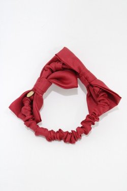 画像2: Jane Marple / Double Ribbons hair tie  red H-26-01-20-1008-JM-AC-KB-ZH