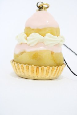 画像2: Q-pot. / Religieuseストラップ  ピンク H-26-01-20-1010-QP-ZA-KB-ZH