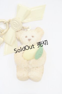 画像2: Q-pot. / テディベアクッキーキーホルダー  ミルククッキー×レモン H-26-01-20-1012-QP-ZA-KB-ZH