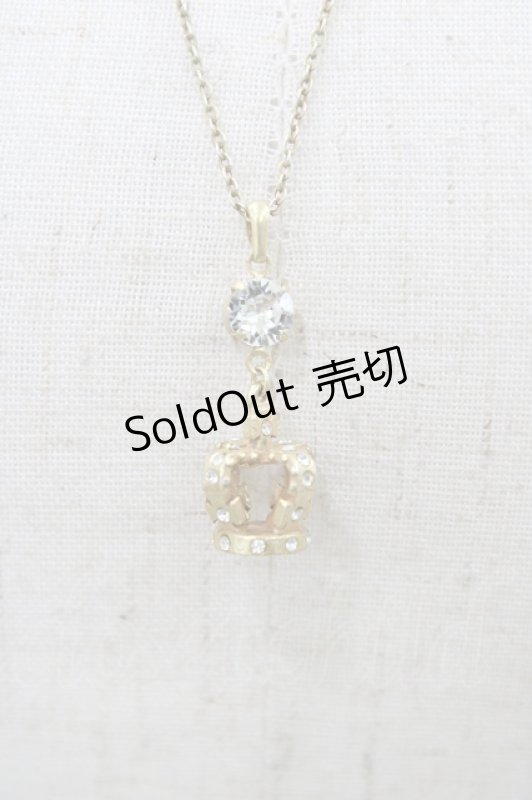 画像1: Jane Marple / クラウンネックレス  ゴールド H-26-01-20-1019-JM-AC-KB-ZH (1)