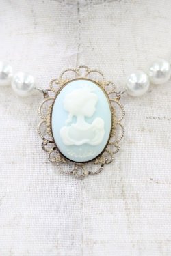 画像1: MILK / カメオチョーカー  サックス H-26-01-20-1020-ML-AC-KB-ZH