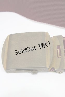 画像3: Jane Marple / ロゴリボンベルト  ワイン H-26-01-20-1022-JM-ZA-KB-ZH