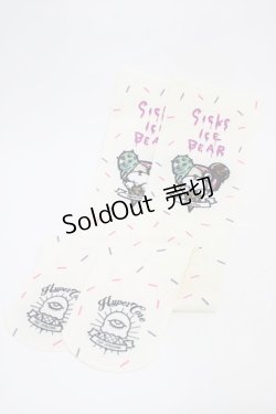 画像1: HYPER CORE / プリントニーハイ  アイボリー H-26-01-20-1024-PU-ZA-KB-ZH