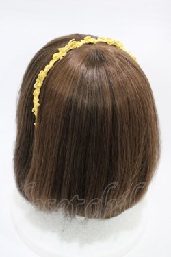 画像2: Jane Marple / ブレードリボンカチューシャ  イエロー H-26-01-20-1002-JM-AC-KB-ZH