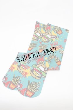 画像1: HYPER CORE / プリントニーハイ  総柄グリーン H-26-01-20-1027-PU-ZA-KB-ZH