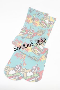 画像2: HYPER CORE / プリントニーハイ  総柄グリーン H-26-01-20-1027-PU-ZA-KB-ZH