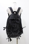 Candy Stripper / FANCY RIBBON BACKPACK  ブラック H-26-01-20-1031-PU-BG-KB-ZH