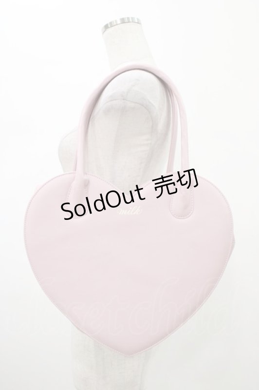 画像1: MILK / ポケットハートバッグ  ピンク H-26-01-20-1032-ML-BG-KB-ZH (1)