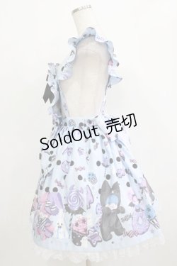 画像2: Angelic Pretty / Happy Treat Party Cafeスカート Free サックス H-26-01-20-001-AP-SK-NS-ZH