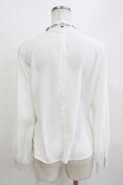 画像3: an another angelus / はしごレースヨークプルオーバーブラウス Free WHITE×GY H-26-01-20-053-CA-BL-NS-ZH