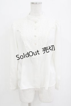 画像1: an another angelus / ヨークレース切替ブラウス Free OFFWHITE H-26-01-20-054-CA-BL-NS-ZH