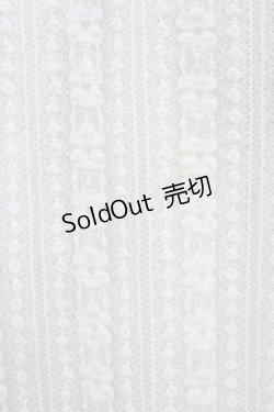 画像4: F&A / ストライプレース5分袖トップス Free IVORY H-26-01-20-056-LO-TO-NS-ZH