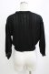 画像3: F&A / ドライフラワー釦透かし編み7分袖カーディガン Free BLACK H-26-01-20-060-LO-TO-NS-ZH (3)