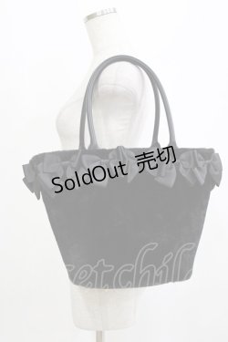 画像1: m petit by misako / NINA'Sコラボ リボンファーバッグ  ブラック H-26-01-20-063-LO-BG-NS-ZH