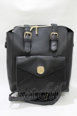 画像2: m petit by misako / AMリュック  ブラック H-26-01-20-067-LO-BG-NS-ZH