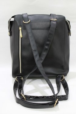 画像3: m petit by misako / AMリュック  ブラック H-26-01-20-067-LO-BG-NS-ZH