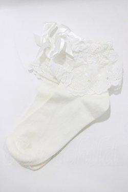 画像1: BABY,THE STARS SHINE BRIGHT / STRAWBERRY クルー丈ソックス  オフ H-26-01-20-072-BA-ZA-NS-ZH