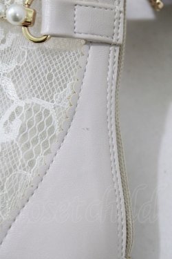 画像5: axes femme / オープントゥレースブーツ L(24.5cm) ベージュ H-26-01-20-074-AX-SH-NS-ZH