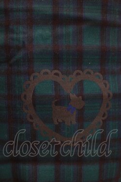 画像4: axes femme Kawaii / おさんぽテリア柄ジャンスカ M グリーン H-26-01-20-006-AX-OP-NS-ZH