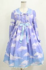画像1: Angelic Pretty / Misty Sky Brilliant ColorワンピースSet Free Aqua Symphony(ラベンダー×サックス) H-26-01-20-079-AP-OP-NS-ZH (1)