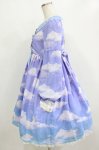 画像2: Angelic Pretty / Misty Sky Brilliant ColorワンピースSet Free Aqua Symphony(ラベンダー×サックス) H-26-01-20-079-AP-OP-NS-ZH (2)